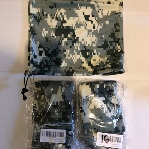 3 pack of heavy duty camo neck gaiters